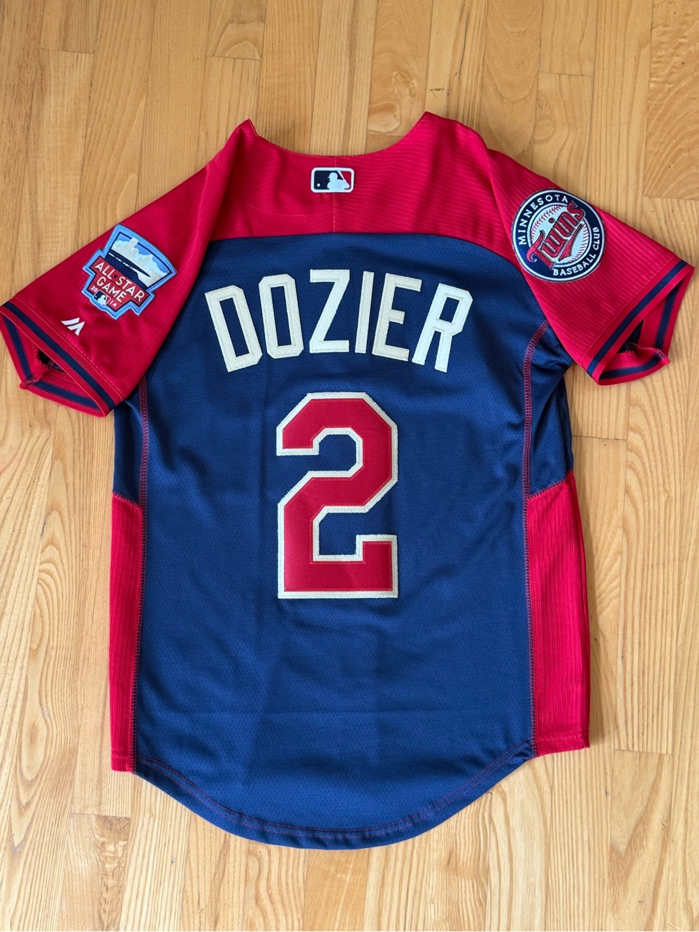 MAJESTIC MLB MINNESOTA TWINS Baseball Sz YL ALL STAR GAME AMERICAN LEAGUE Jersey